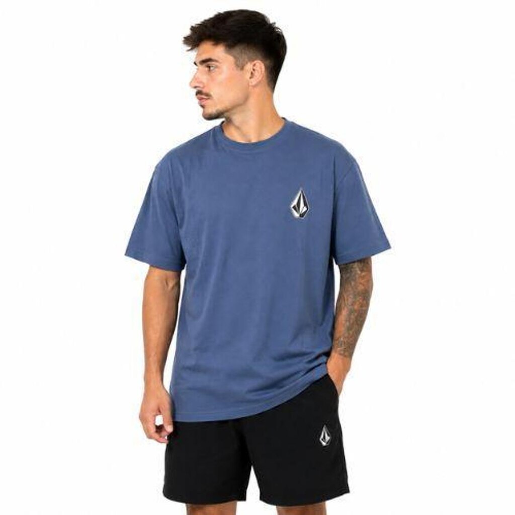 Camiseta Volcom Silk MC Iconic Azul