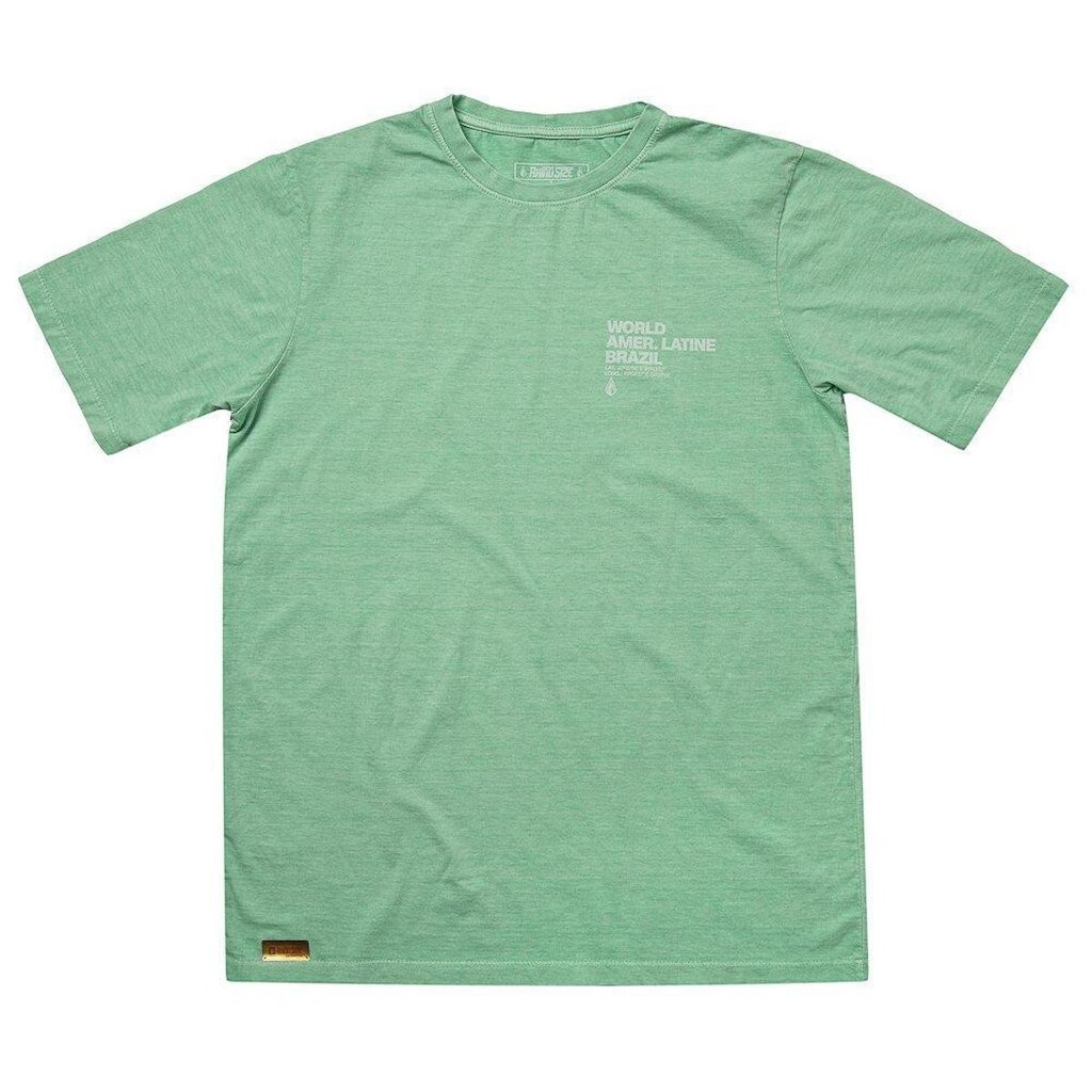 Camiseta World Verde Lavada