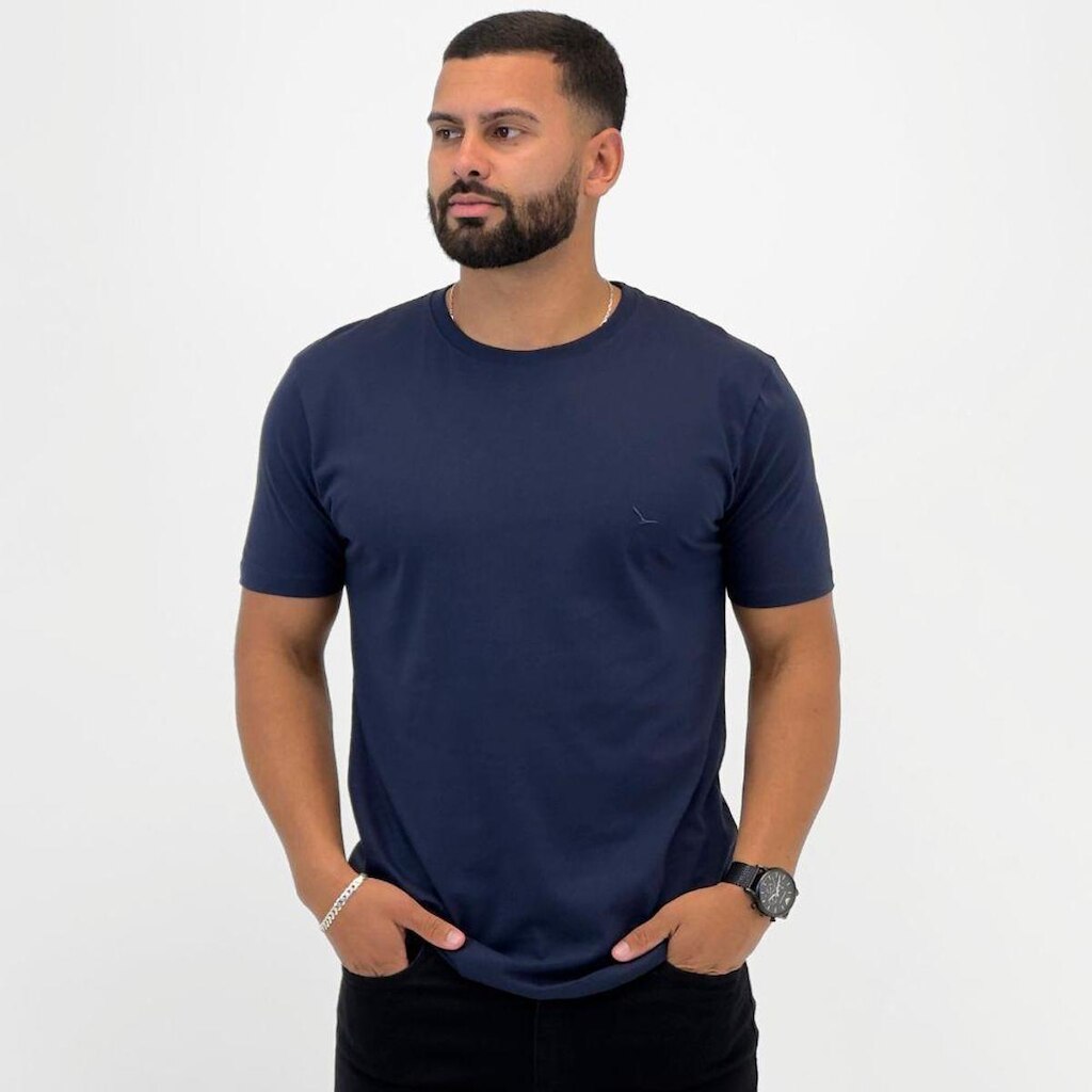 Camiseta Yacht Master Manga Curta Gola Redonda Masculina