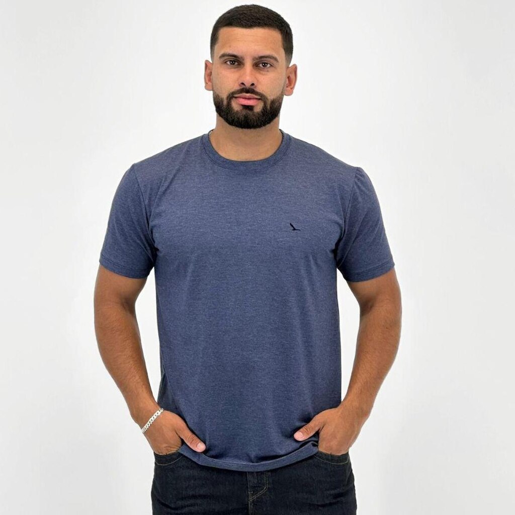 Camiseta Yacht Master Manga Curta Gola Redonda Masculina