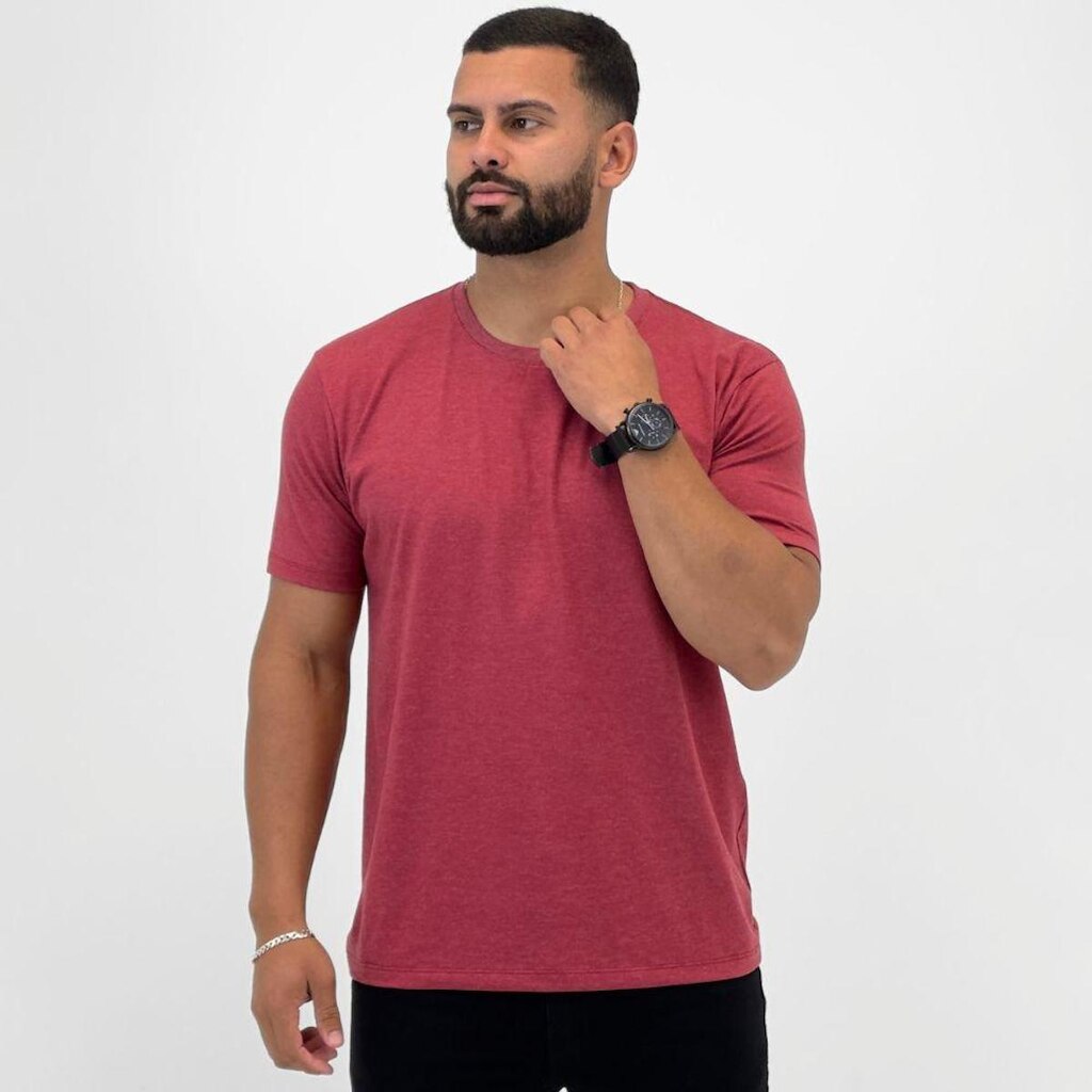 Camiseta Yacht Master Manga Curta Gola Redonda Masculina