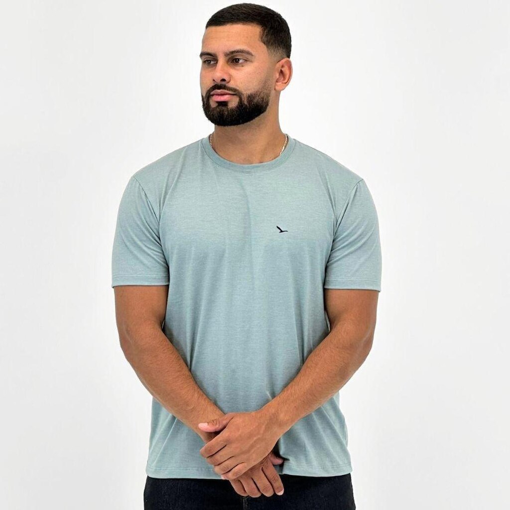 Camiseta Yacht Master Manga Curta Gola Redonda Masculina