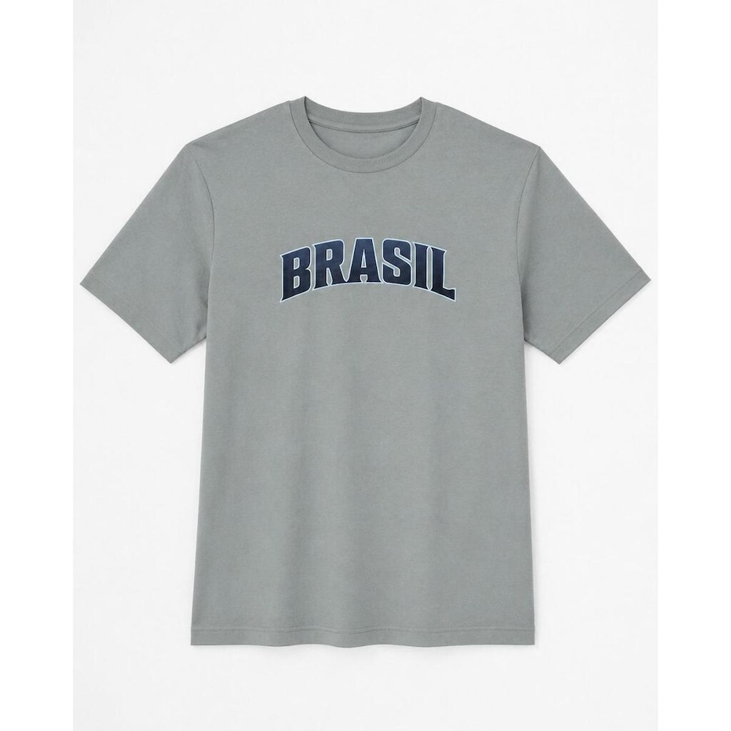 Camisetas Estampada Brasil Masculina Algodão Dtf Camisa Premium Original