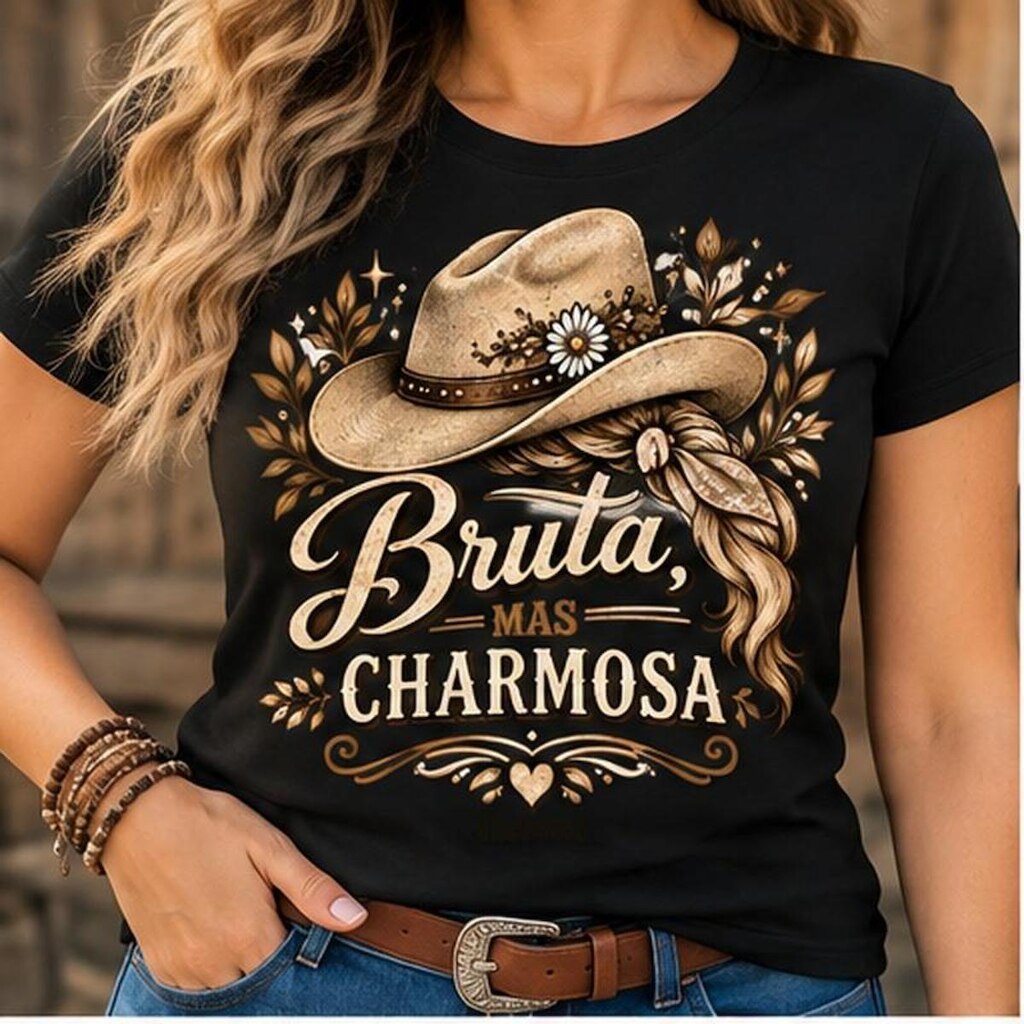 Camisetas Femininas Bruta Mas Charmosa