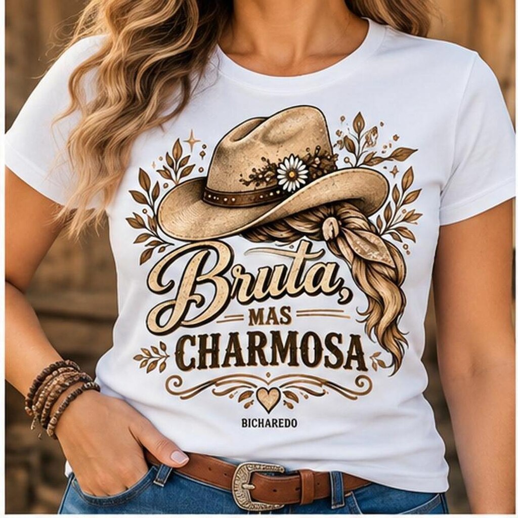 Camisetas Femininas Bruta Mas Charmosa