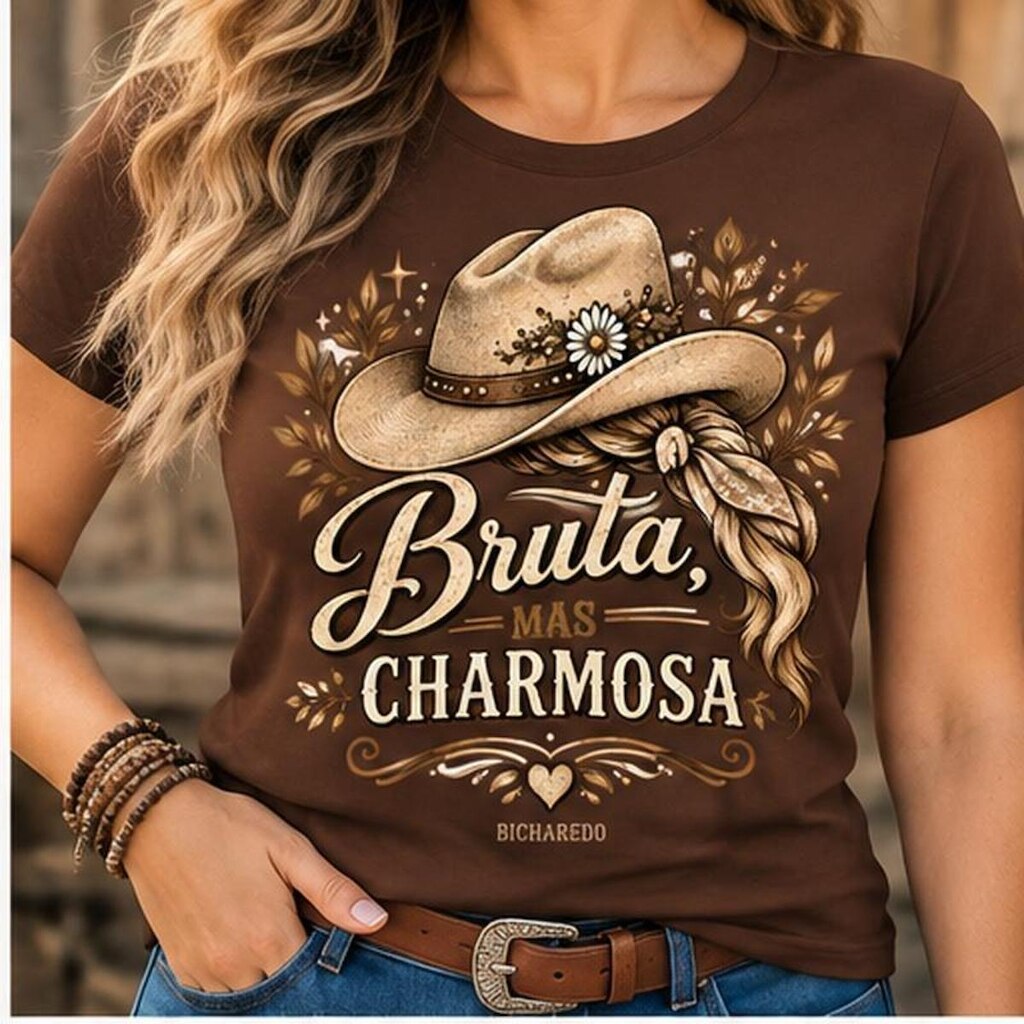 Camisetas Femininas Bruta Mas Charmosa