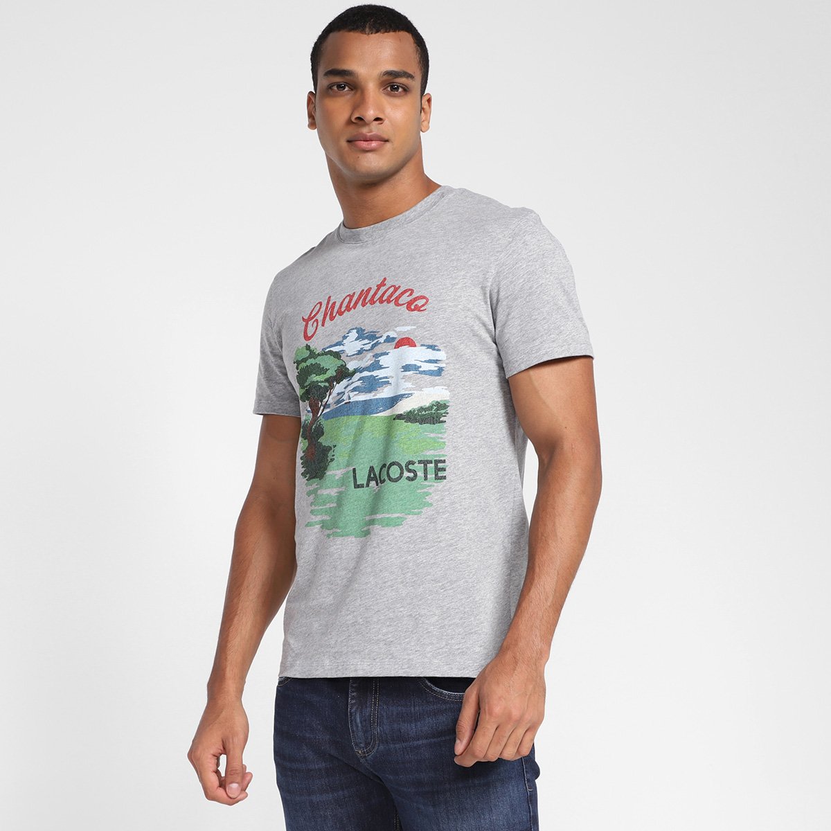 Camisetas Lacoste Masculino Th6416-21 - Cinza é ruim? Camisetas Lacoste Masculino Th6416-21 - Cinza é boa?