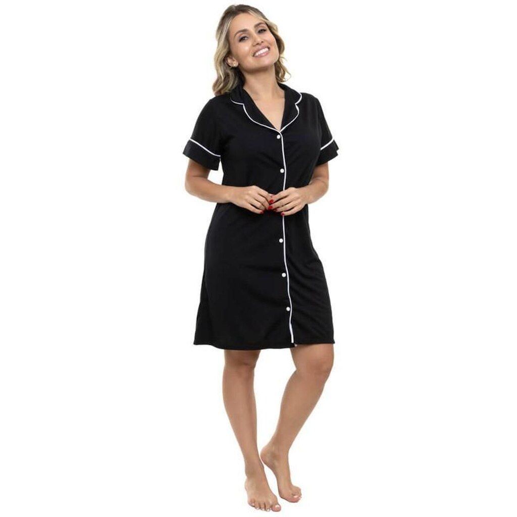 Camisola Americana Curta Sepie 810 Preto
