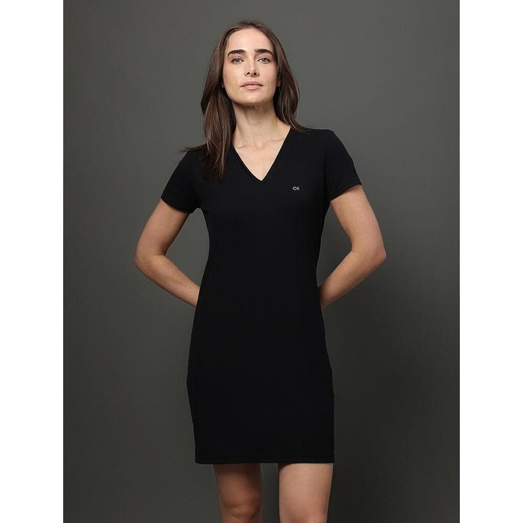 Camisola Feminina Curta Visco Canelada Calvin Klein Underwear