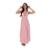 Camisola Longa Sem Bojo Fristyle Microfibra Com Renda - Rosa