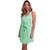 Camisola Malha Estampada Bella Fiore Conforto Alcinha Roupa Para Dormir Linha Noite Feminina - Verde