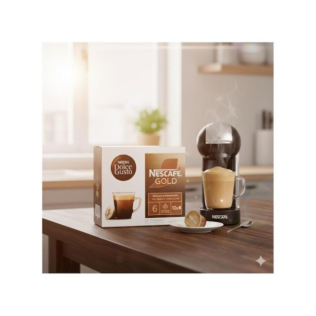 Cápsula de Café Clássico Nestlé Espresso Nescafé Gold Gusto 10 Cápsulas