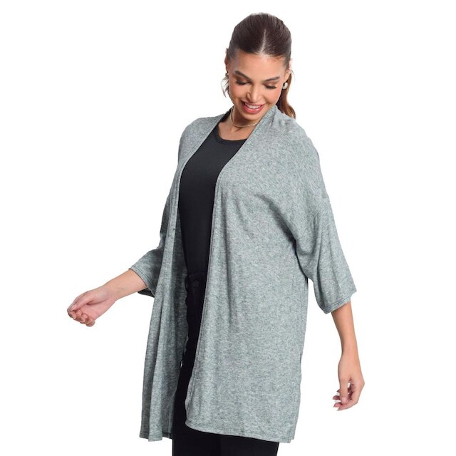 Cardigan Alongado Rovitex Verde