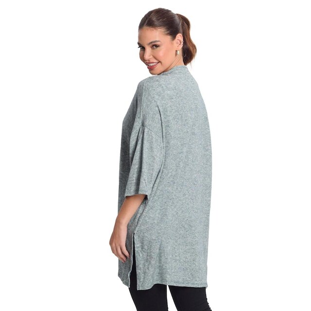 Cardigan Alongado Rovitex Verde