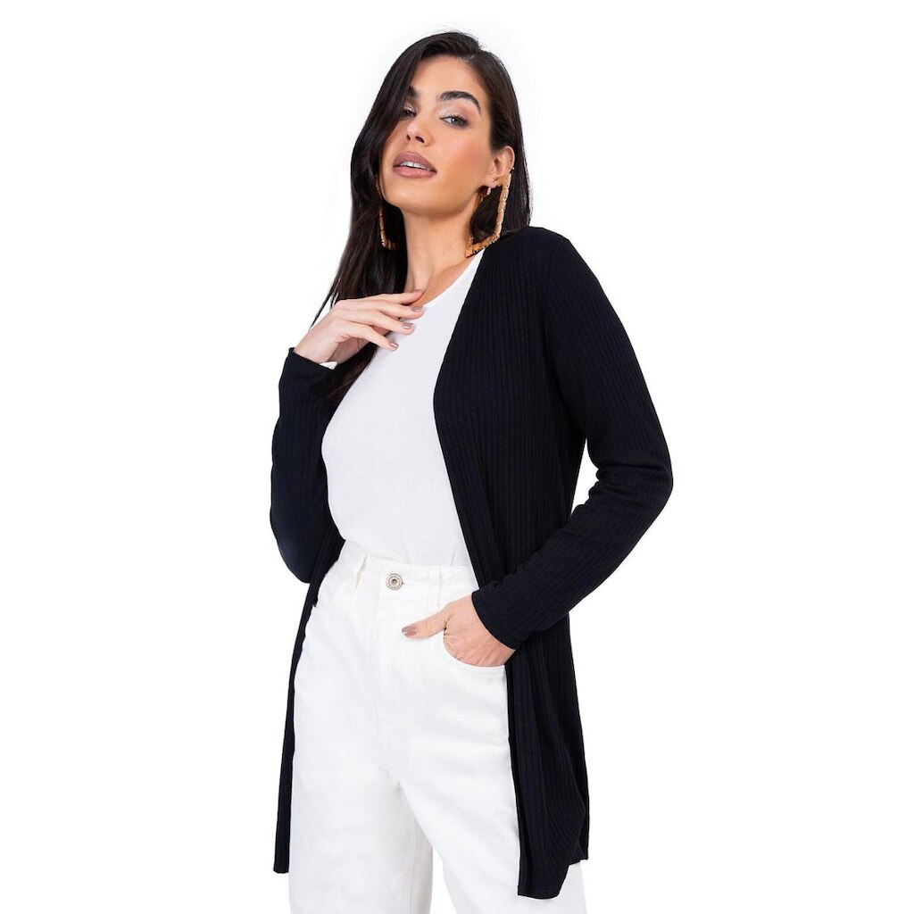 Cardigan Feminino Endless Preto