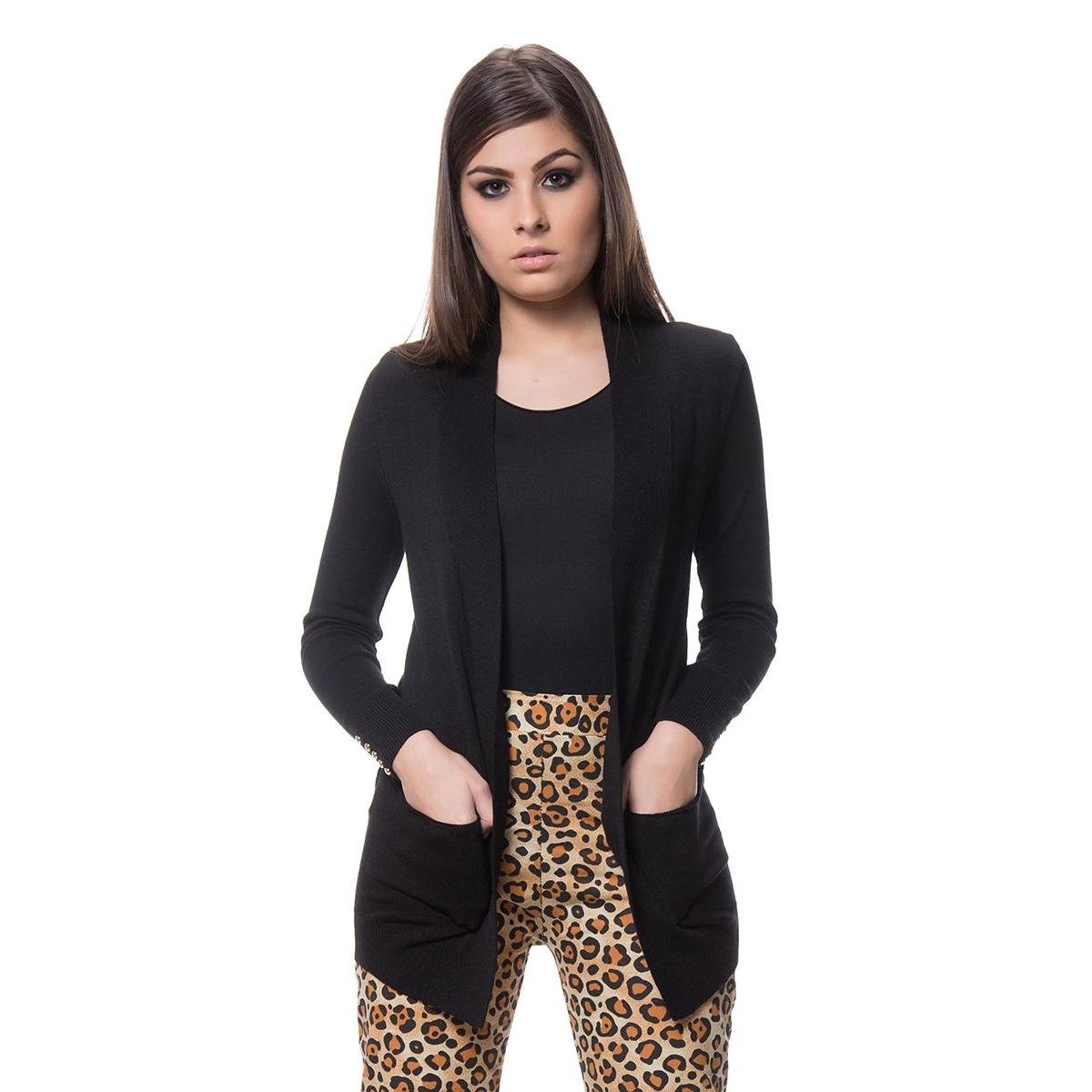 cardigan feminino modal
