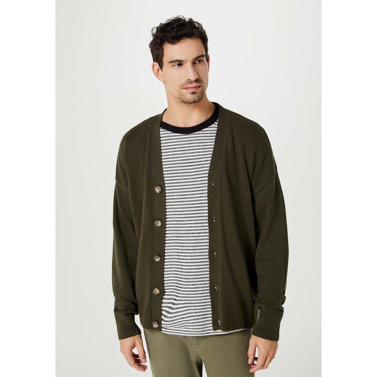 Cardigan Masculino Comfort Em Tricô | Zattini