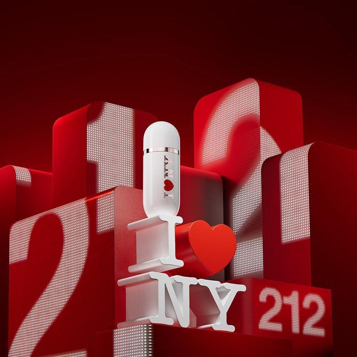 Carolina Herrera 212 Vip Rose I Love Ny EDP Perfume Feminino 80ml - Incolor | Zattini