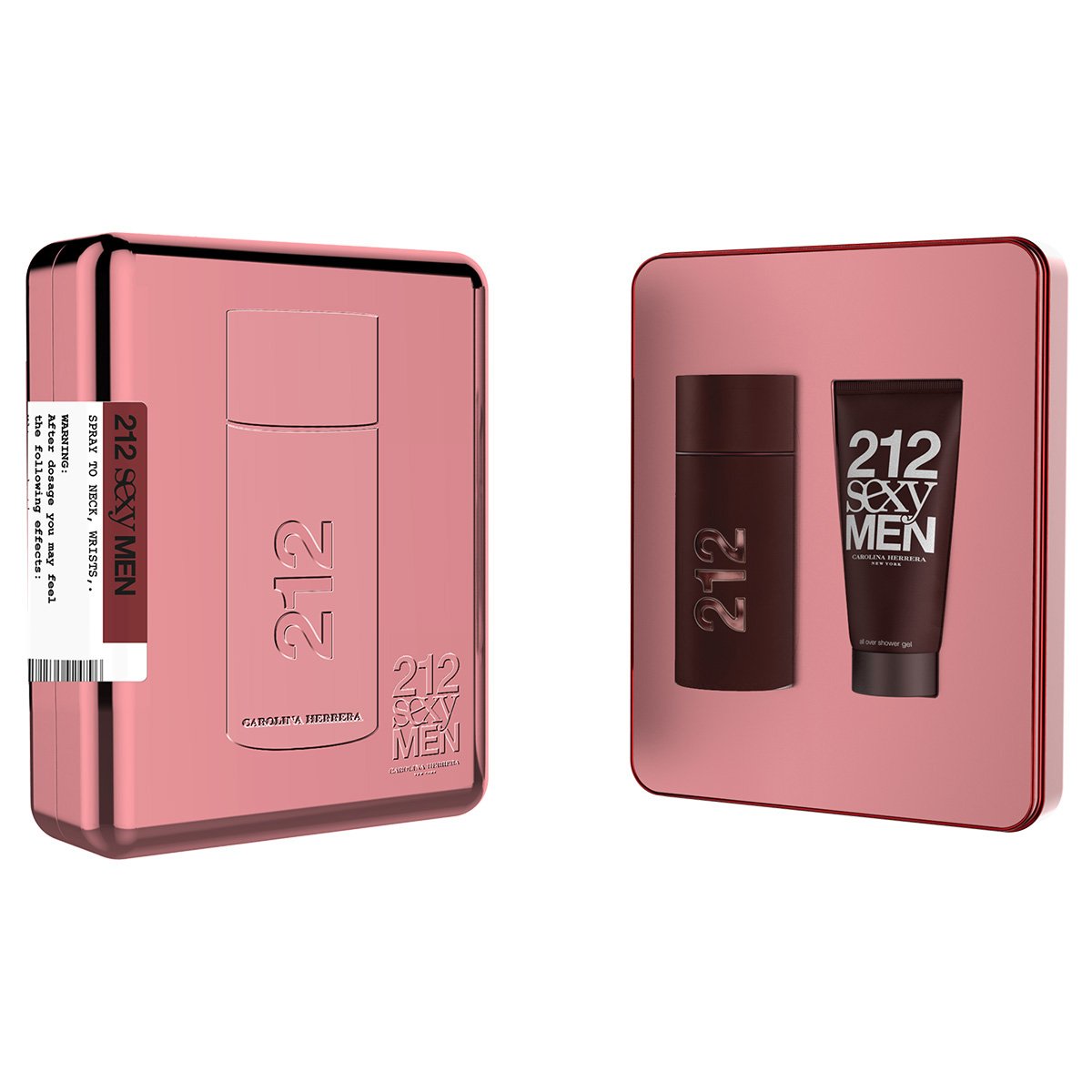 Carolina Herrera Kit Perfume Masculino 212 Sexy Men EDT 100ml + Gel de Banho 100 ml - Incolor Menor preço em Carolina Herrera Kit Perfume Masculino 212 Sexy Men EDT 100ml + Gel de Banho 100 ml - Incolor