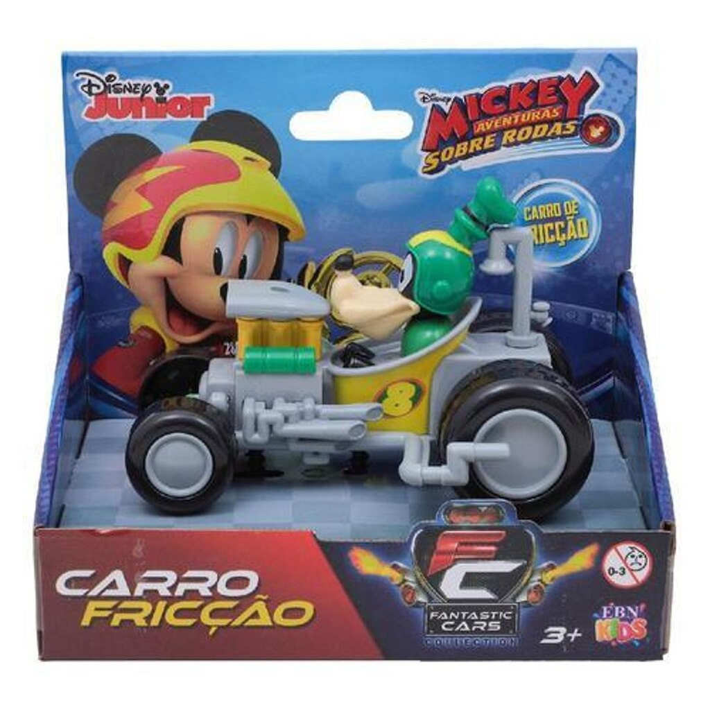 Carrinho De Fricção Pateta Cinza Ebn Kids