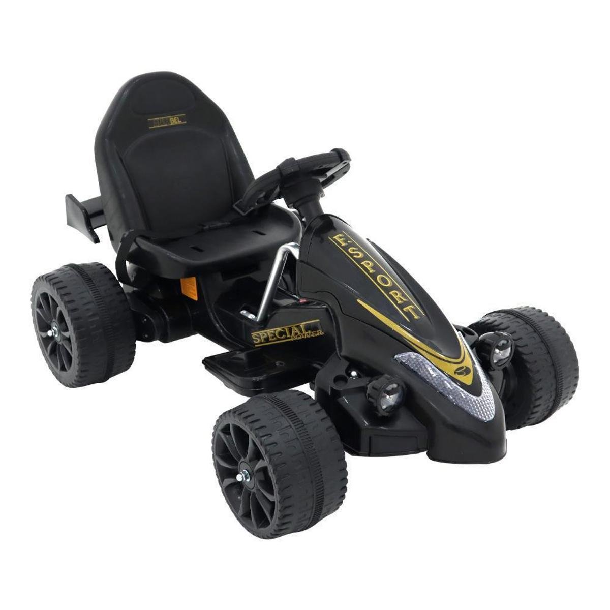 Carrinho Elétrico Infantil Fórmula Esporte, 12V BelFix Bel Brink - Preto Menor preço em Carrinho Elétrico Infantil Fórmula Esporte, 12V BelFix Bel Brink - Preto
