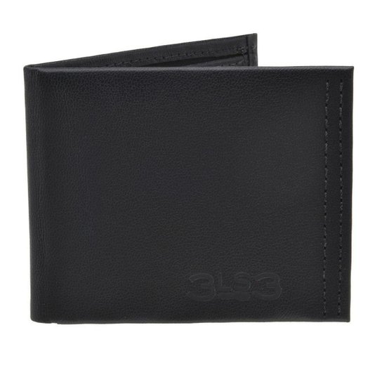 Carteira 3ls3 Couro - Preto