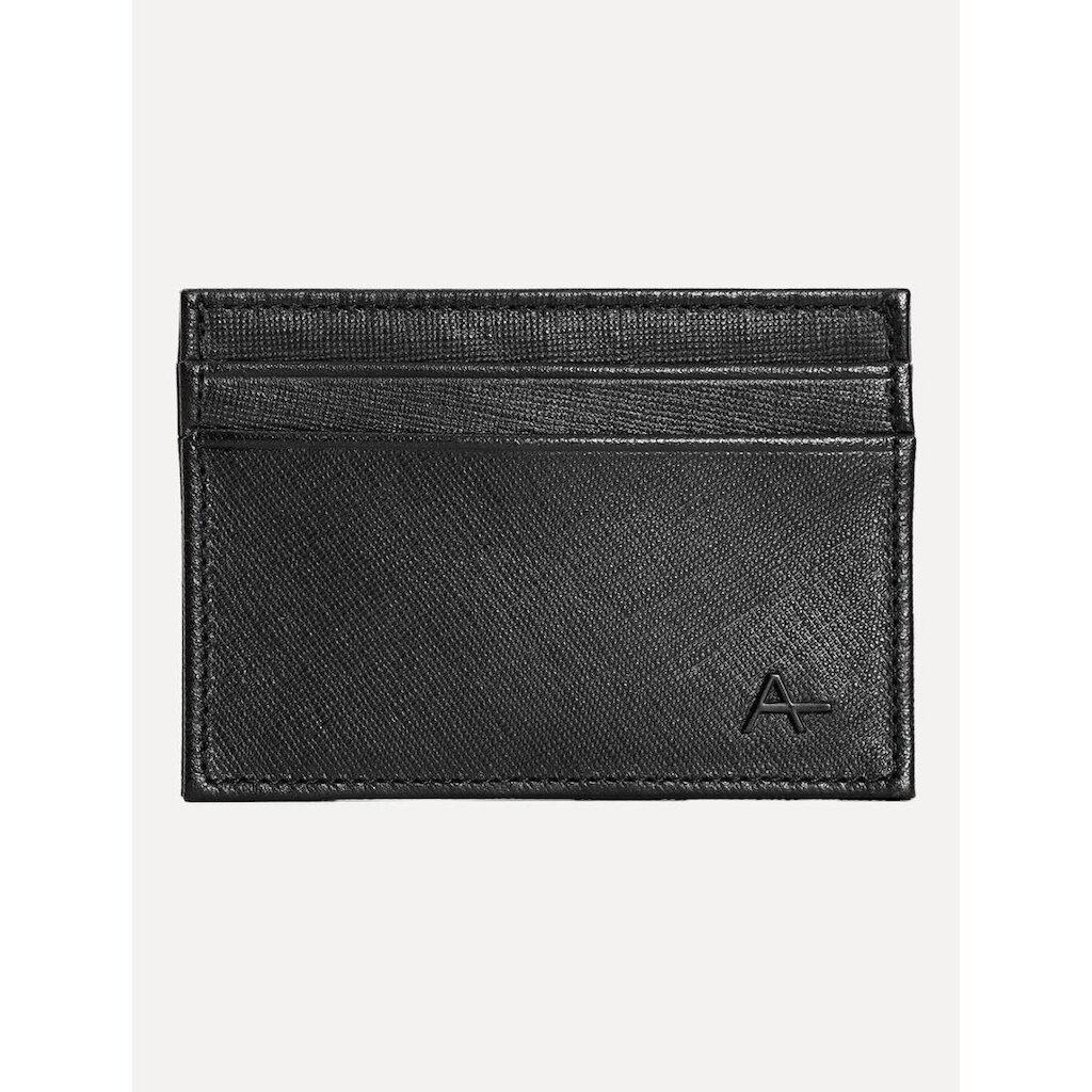 Carteira Aramis Masculina Porta Cartão Couro Flat Saffiano