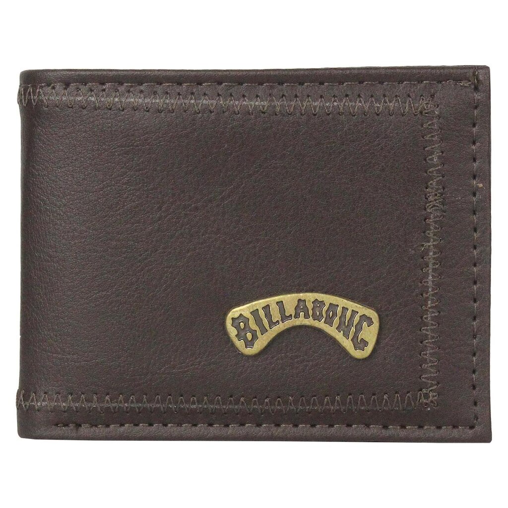 Carteira Billabong Arch Plate Marrom