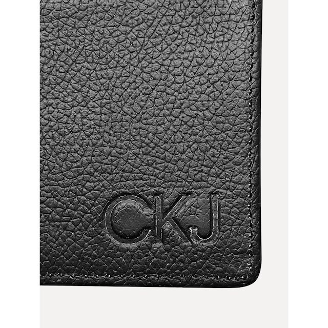 Carteira Calvin Klein Jeans Masculino Couro CKJ Upper Preta