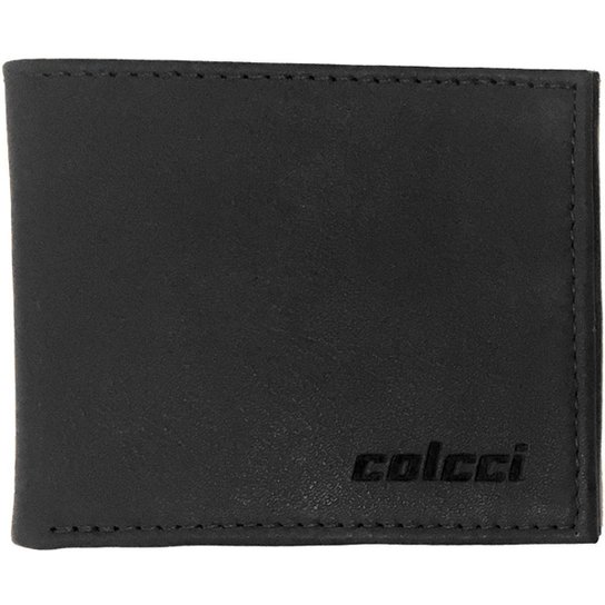 Carteira Colcci Couro Logo Horizon Masculino - Preto