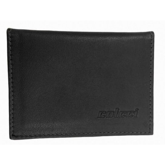 Carteira Colcci Couro Logo Masculino - Preto