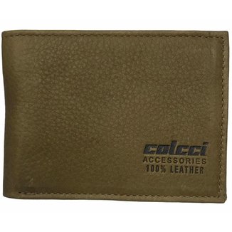 Carteira Colcci Couro Silk Horizon Verde Masculino