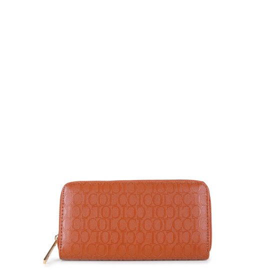Carteira Colcci Full Logo Feminina - Caramelo