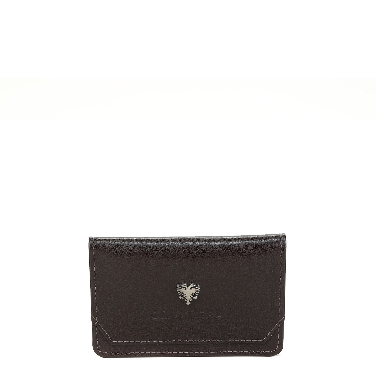 Carteira Couro Cavalera Israel Masculina - Café Menor preço em Carteira Couro Cavalera Israel Masculina - Café