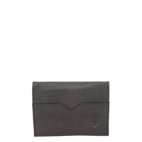 Carteira Couro Cavalera Johnson Masculina - Chumbo