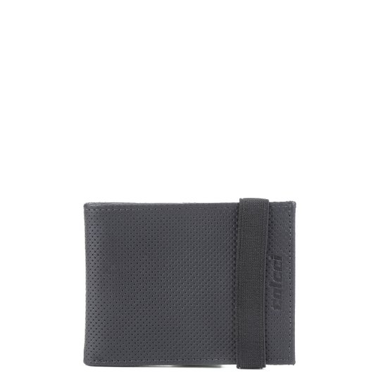 Carteira Couro Colcci Elástico Masculina - Preto