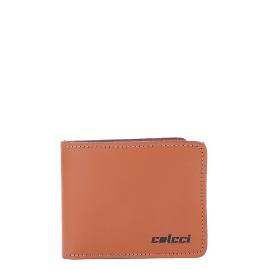 Carteira Couro Colcci Lisa Masculina - Bege