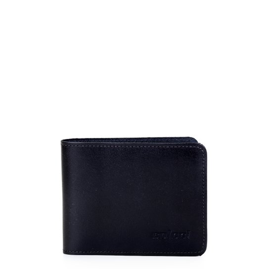 Carteira Couro Colcci Lisa Masculina - Preto
