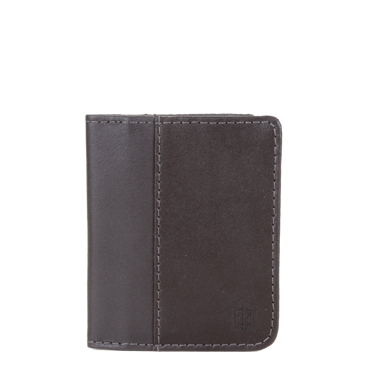 Carteira Couro Hastato Porta Cartão - Café Menor preço em Carteira Couro Hastato Porta Cartão - Café