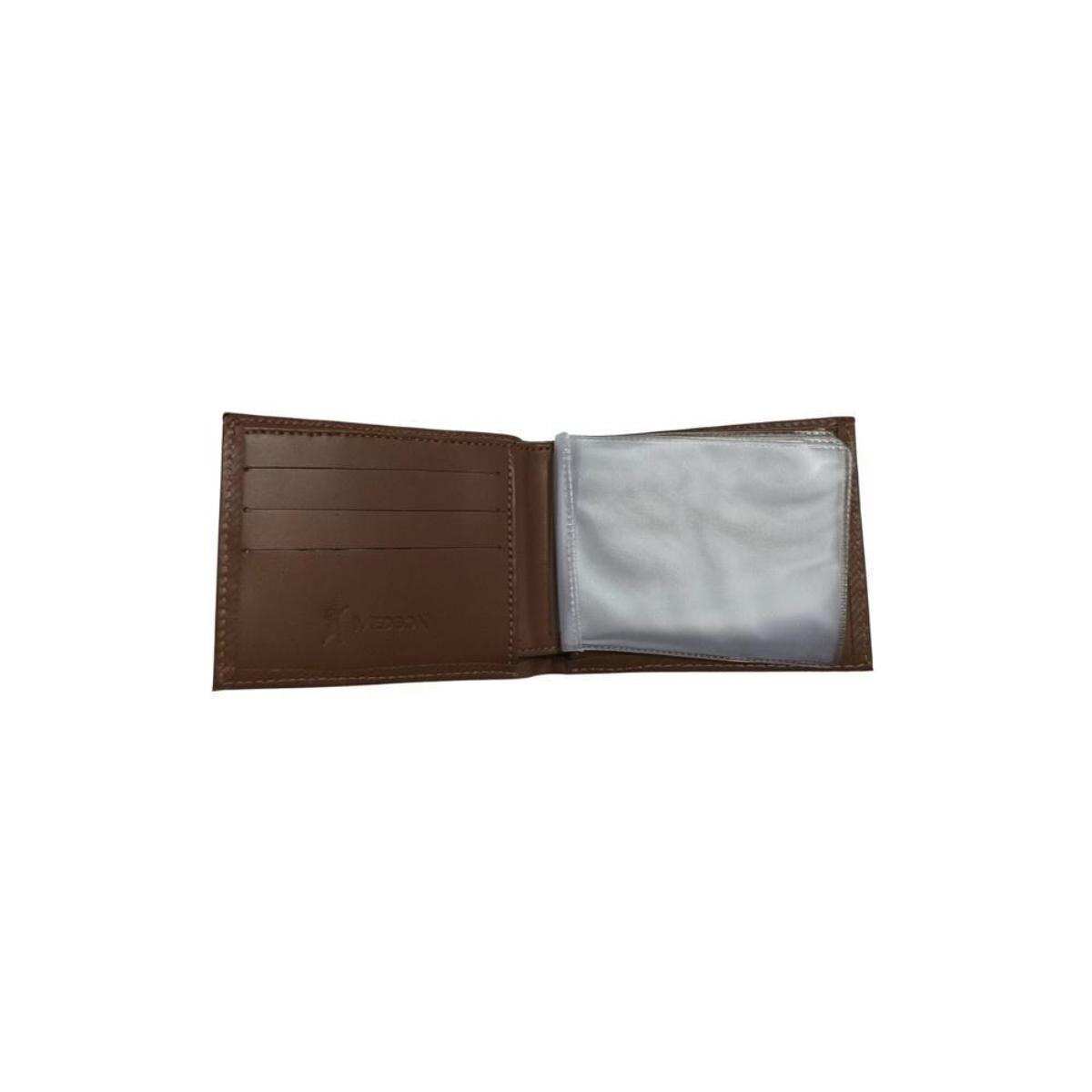 Carteira Em Couro Masculina Soft Rique Medson - Caramelo | Zattini