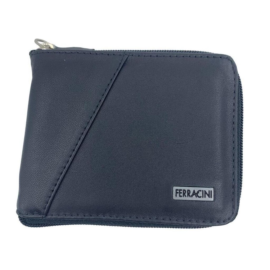 Carteira Ferracini Couro Masculina Zíper 270