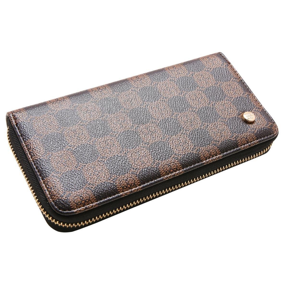 Carteira Grande Chenson Zíper Feminina 15194-1 - Café Menor preço em Carteira Grande Chenson Zíper Feminina 15194-1 - Café