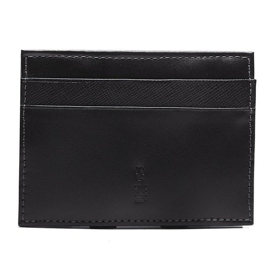 Carteira Magica Sergio's Couro Masculina - Preto