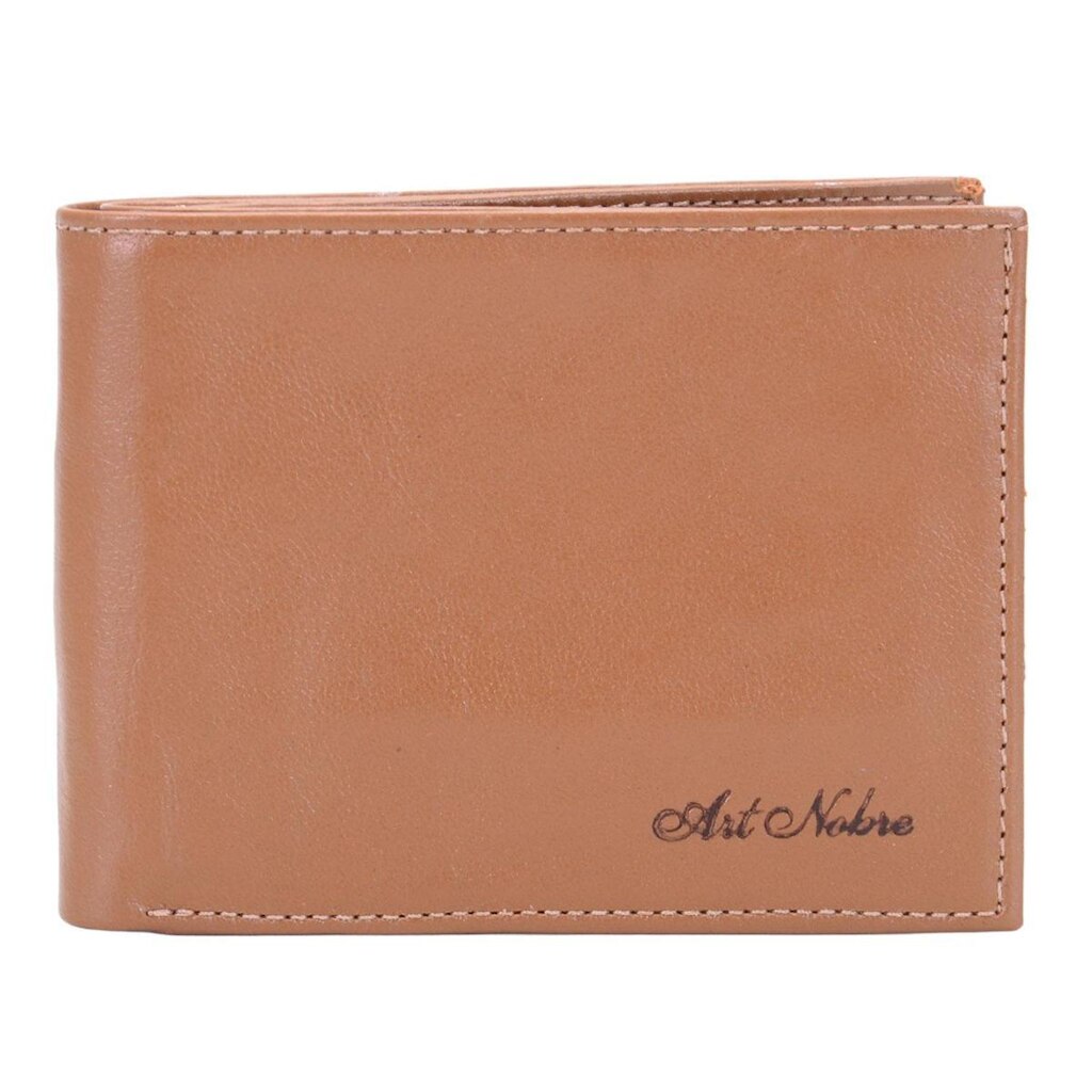 Carteira Masculina 100% Couro Legítimo Mel Art Nobre 06