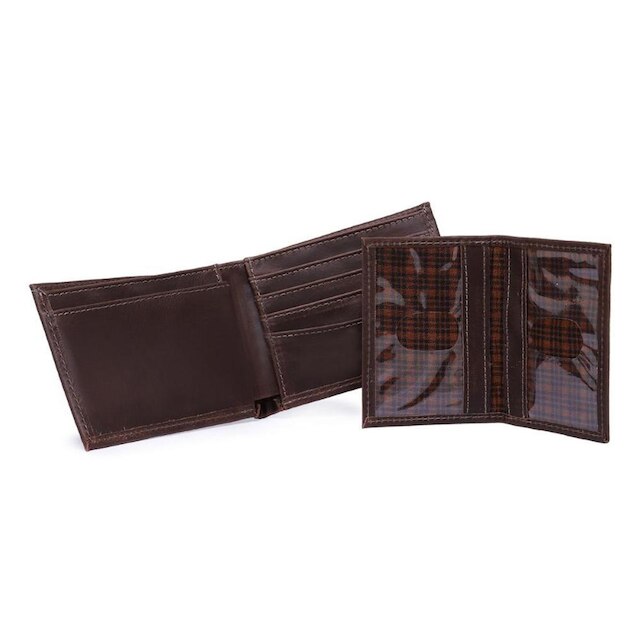 Carteira Masculina Couro Fossil Resistente Grande Com Porta CNH Removivel Divisorias Para Cartoes