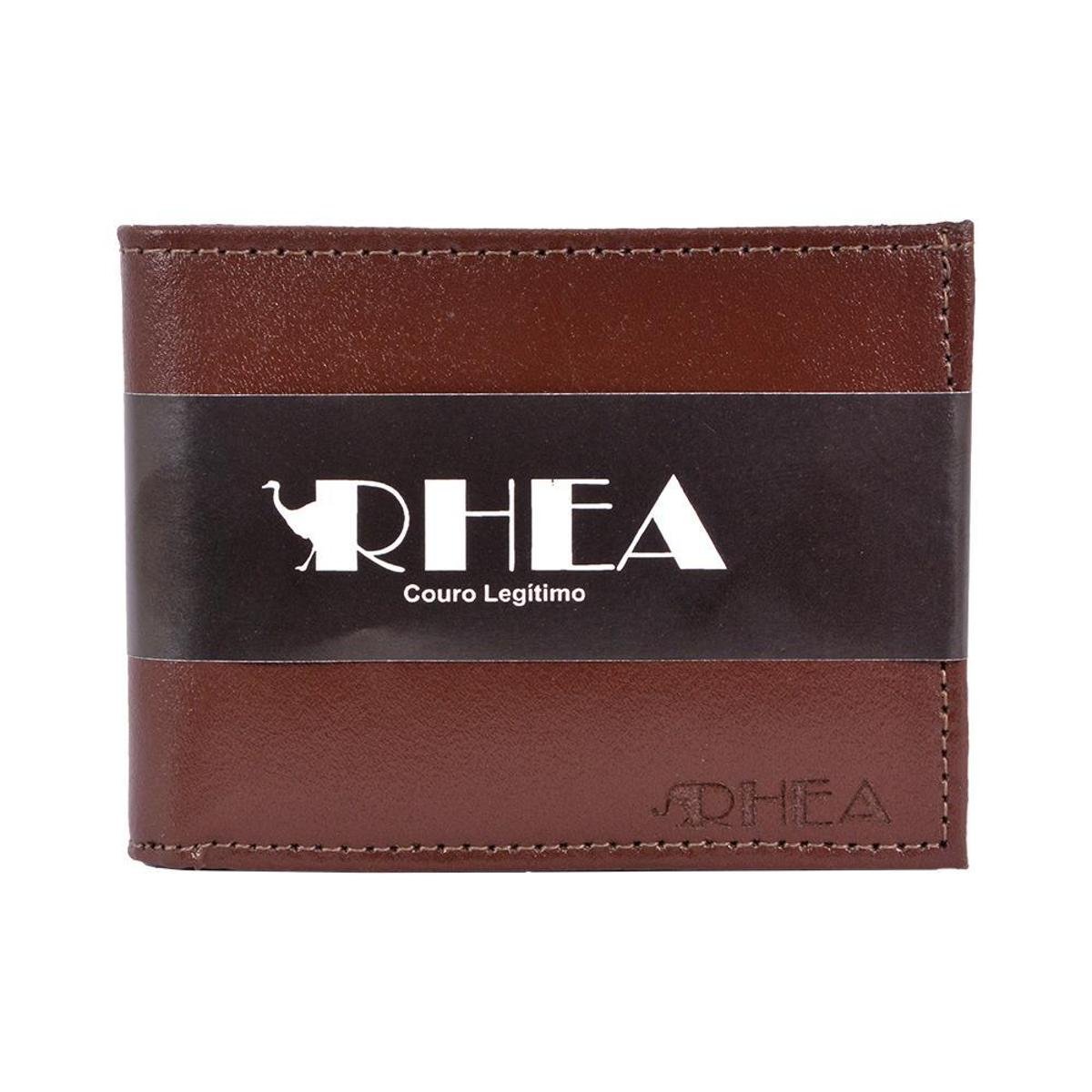 Carteira Masculina Couro Pequena Lisa Porta Cartao Plastico Interno - Marrom Menor preço em Carteira Masculina Couro Pequena Lisa Porta Cartao Plastico Interno - Marrom