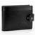 Carteira Masculina De Bolso Material Sintético Com Fecho - Preto