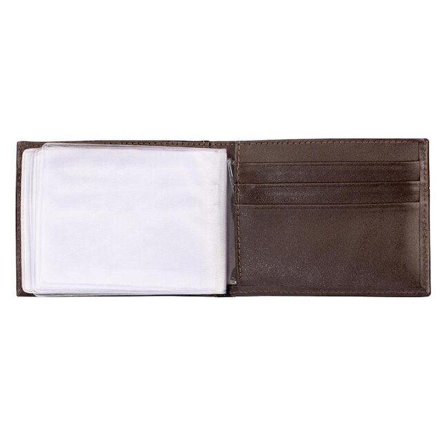Carteira masculina de couro italiano John