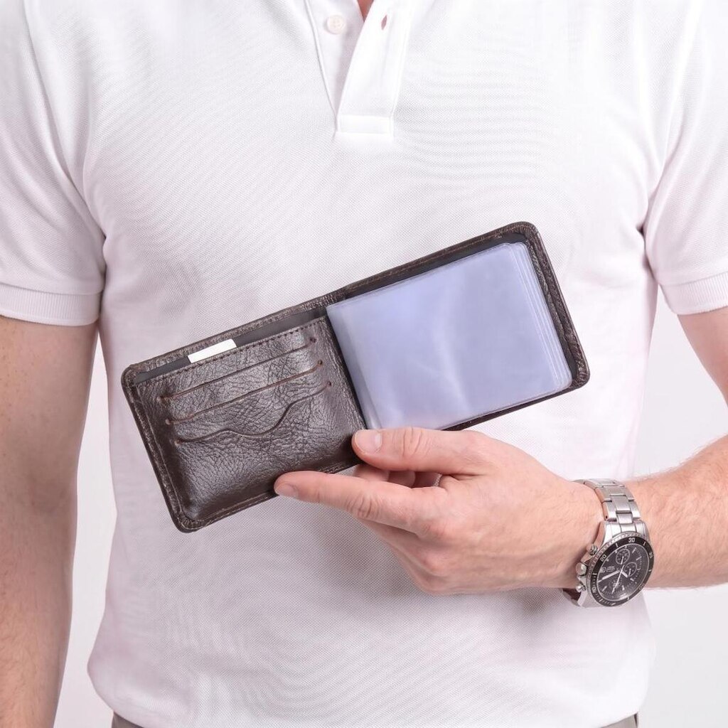 Carteira Masculina de Couro Legítimo