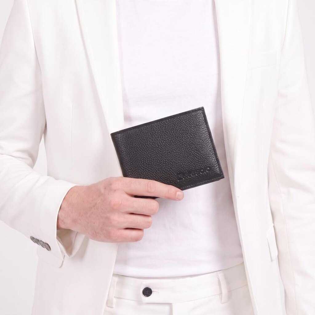 Carteira Masculina em Couro Legítimo com Porta Cartões